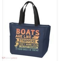 Boats Are Like Strippers They Work Until You Quit Throwing Tote Bag thumb 3
