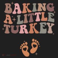 Baking A Little Turkey Pregnancy Announcement Baby Reveal  Beanie thumb 2