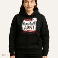 Baseball Aunt Leopard Baseball Aunt Hoodie thumb 5