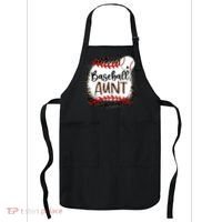 Baseball Aunt Leopard Baseball Aunt Apron thumb 0
