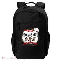 Baseball Aunt Leopard Baseball Aunt Backpack thumb 0