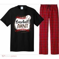 Baseball Aunt Leopard Baseball Aunt Pajama Set thumb 0