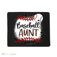 Baseball Aunt Leopard Baseball Aunt Mousepad thumb 0
