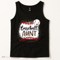 Baseball Aunt Leopard Baseball Aunt Tank Top thumb 2