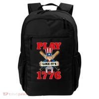 Baseball Abraham Lincoln 4th Of July American Flag Backpack thumb 0