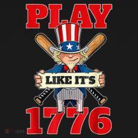 Baseball Abraham Lincoln 4th Of July American Flag Tank Top thumb 6