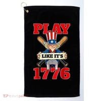 Baseball Abraham Lincoln 4th Of July American Flag Golf Towel thumb 0