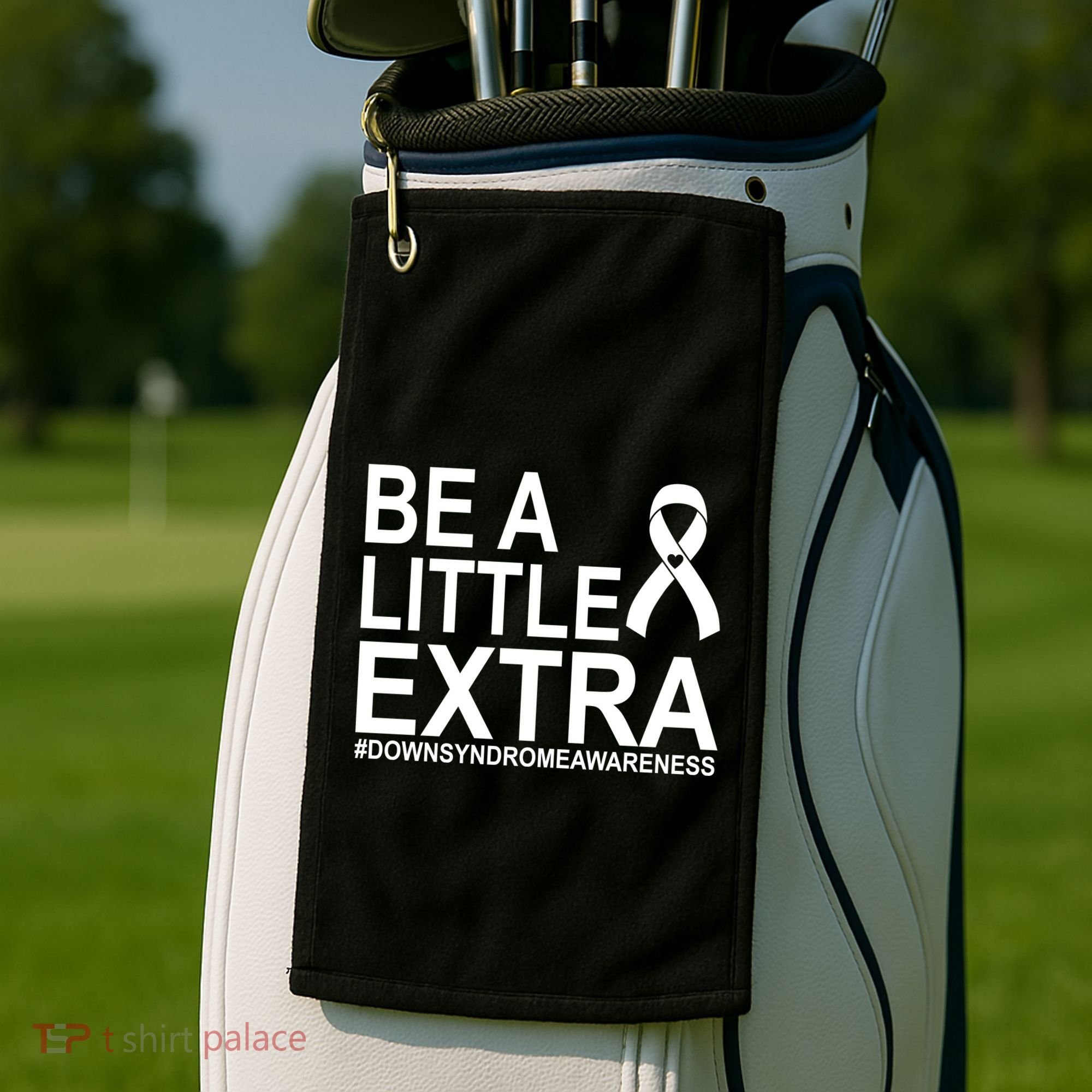 Be A Little Extra Down Syndrome Awareness Golf Towel