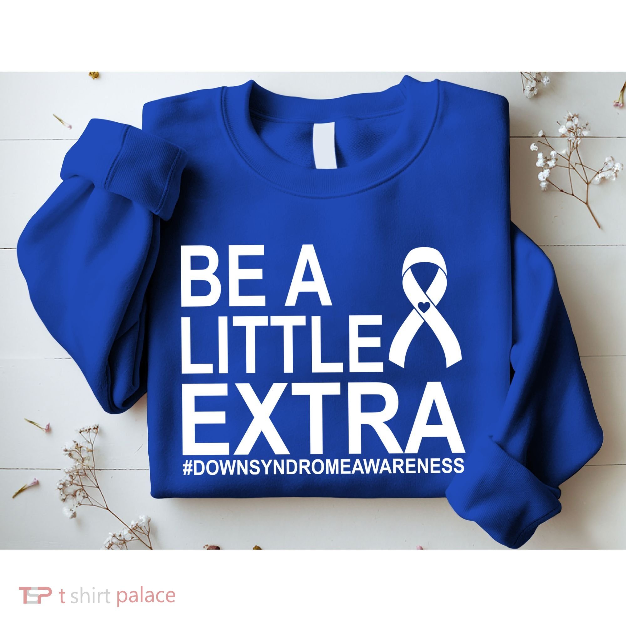 Be A Little Extra Down Syndrome Awareness Sweatshirt