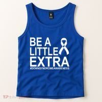 Be A Little Extra Down Syndrome Awareness Tank Top thumb 2