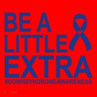 Be A Little Extra Down Syndrome Awareness Santa Hat thumb 1