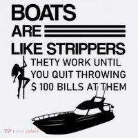 Boats Are Like Strippers They Work Until You Quit Throwing $100 Bills At Them Mousepad thumb 1