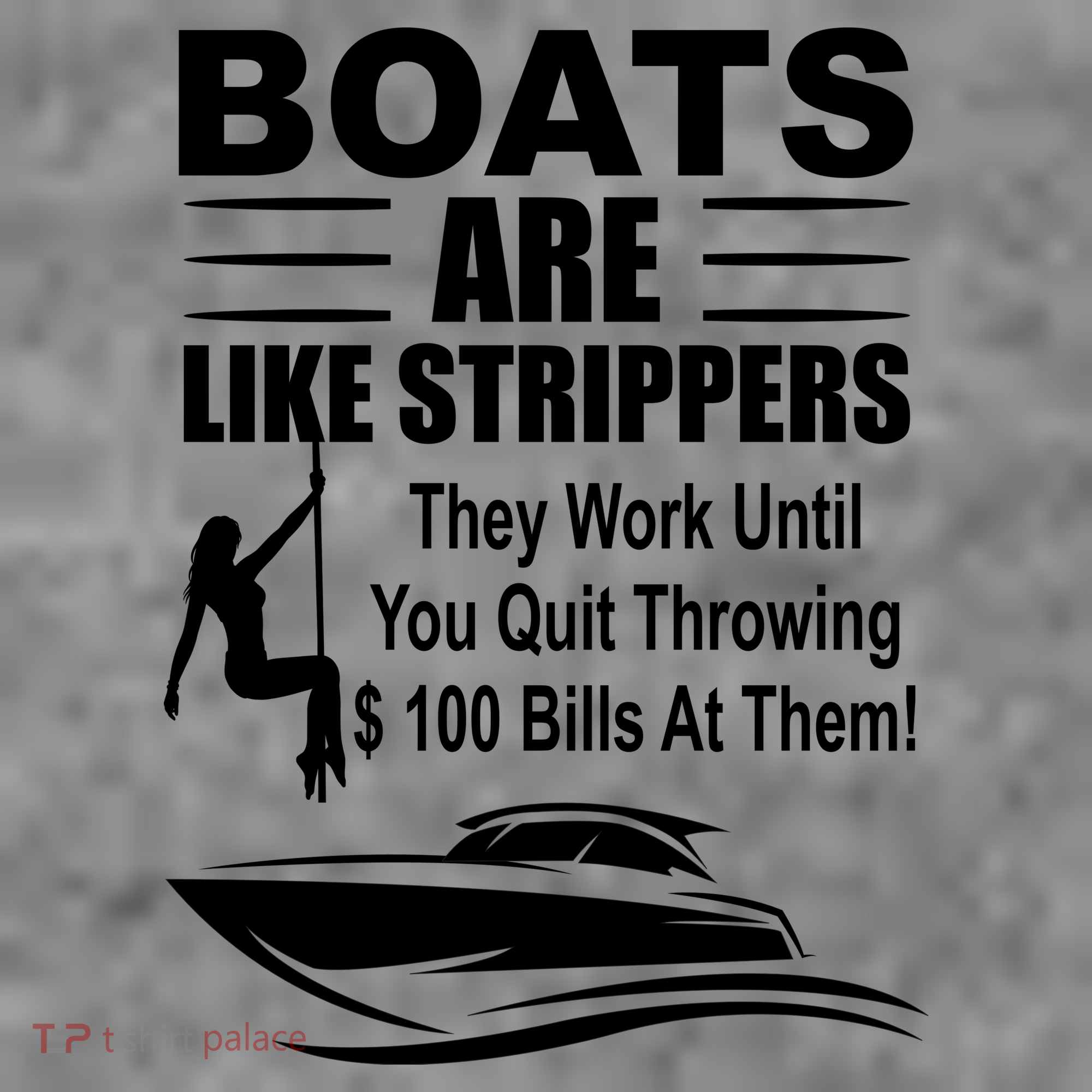 Boats Are Like Strippers Funny Joke Hoodie