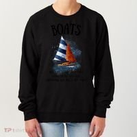 Boats Are Like Strippers They Work Until You Quit Throwing 100 Bills At Them Women's Sweatshirt thumb 0