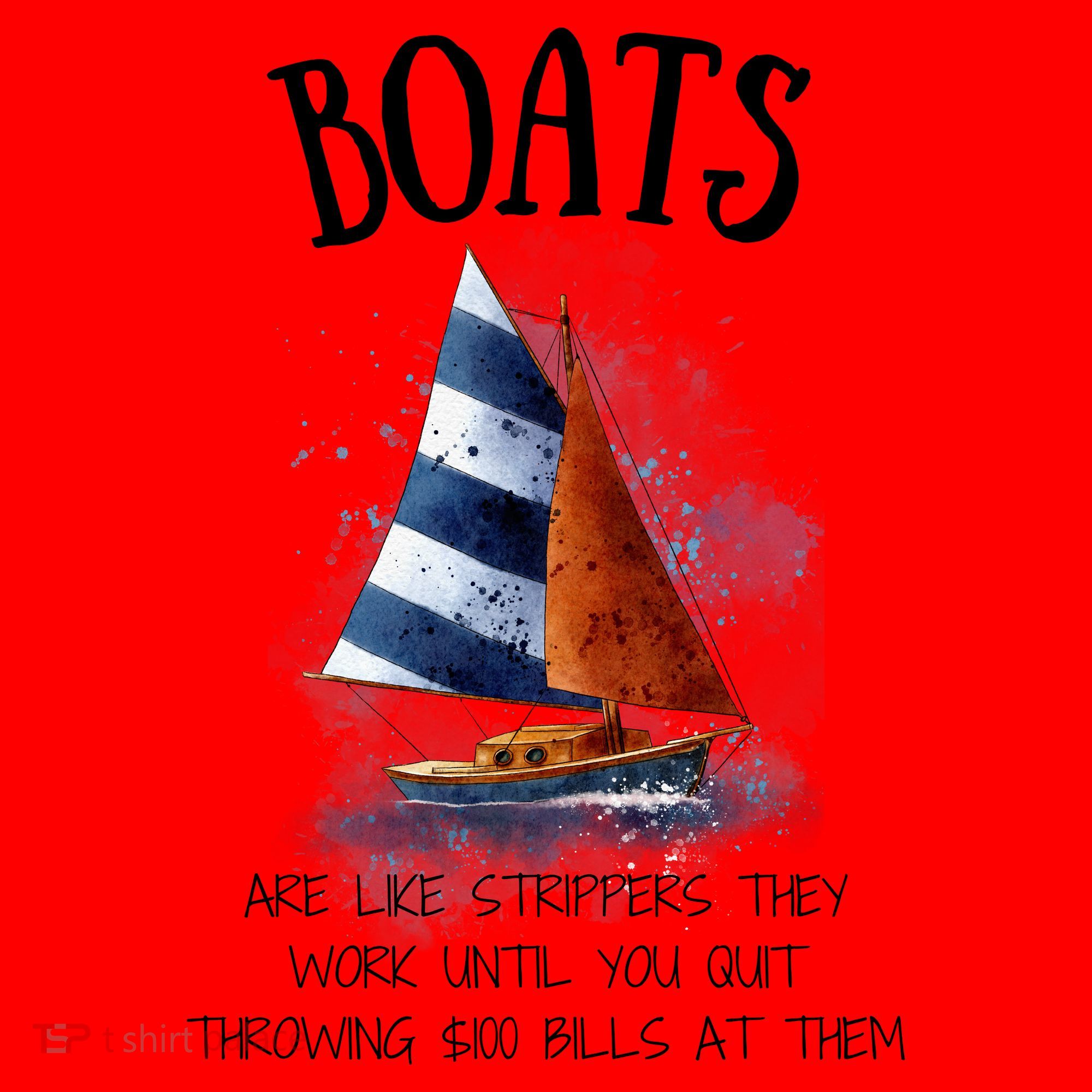 Boats Are Like Strippers They Work Until You Quit Throwing 100 Bills At Them Santa Hat
