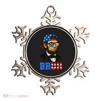 Bruh Abraham Lincoln Patriotic 4th Of July Ornament thumb 0