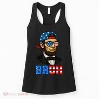 Bruh Abraham Lincoln Patriotic 4th Of July Women's Tank Top thumb 0