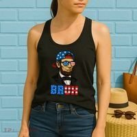 Bruh Abraham Lincoln Patriotic 4th Of July Women's Tank Top thumb 2