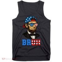 Bruh Abraham Lincoln Patriotic 4th Of July Tank Top thumb 0
