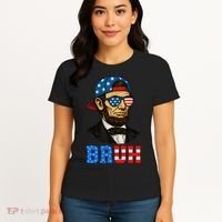 Bruh Abraham Lincoln Patriotic 4th Of July Women's T-Shirt thumb 4