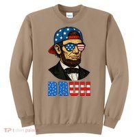 Bruh Abraham Lincoln Patriotic 4th Of July Sweatshirt thumb 0
