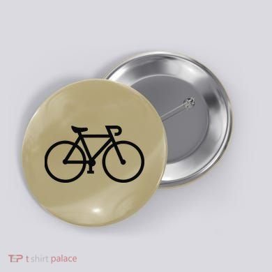 Bicycle American Lady In Pakistan Button