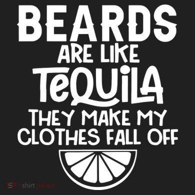 Beards Are Like Tequila They Make My Clothes Fall Off Adult Drive Performance Visor