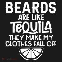 Beards Are Like Tequila They Make My Clothes Fall Off Pajama Set thumb 2