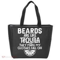 Beards Are Like Tequila They Make My Clothes Fall Off Tote Bag thumb 0