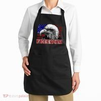 Bald Eagle Distressed USA Flag Freedom 4th of July Apron thumb 2
