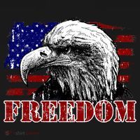 Bald Eagle Distressed USA Flag Freedom 4th of July Polo thumb 3