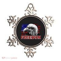 Bald Eagle Distressed USA Flag Freedom 4th of July Ornament thumb 0