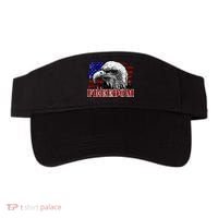 Bald Eagle Distressed USA Flag Freedom 4th of July Visor thumb 0