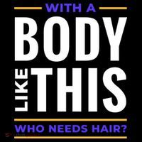 Bald Head Body Funny Hoodie thumb 7