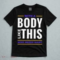 Bald Head Body Funny T-Shirt thumb 5