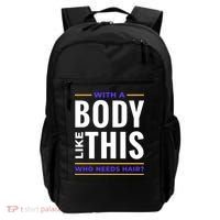 Bald Head Body Funny Backpack thumb 0