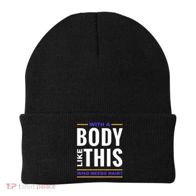 Bald Head Body Funny Beanie