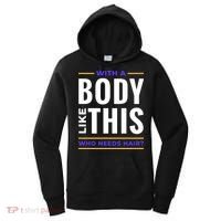 Bald Head Body Funny Women's Hoodie thumb 0