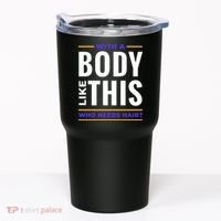 Bald Head Body Funny Tumbler thumb 0