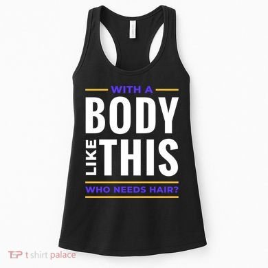 Bald Head Body Funny Women's Tank Top