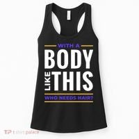 Bald Head Body Funny Women's Tank Top thumb 0