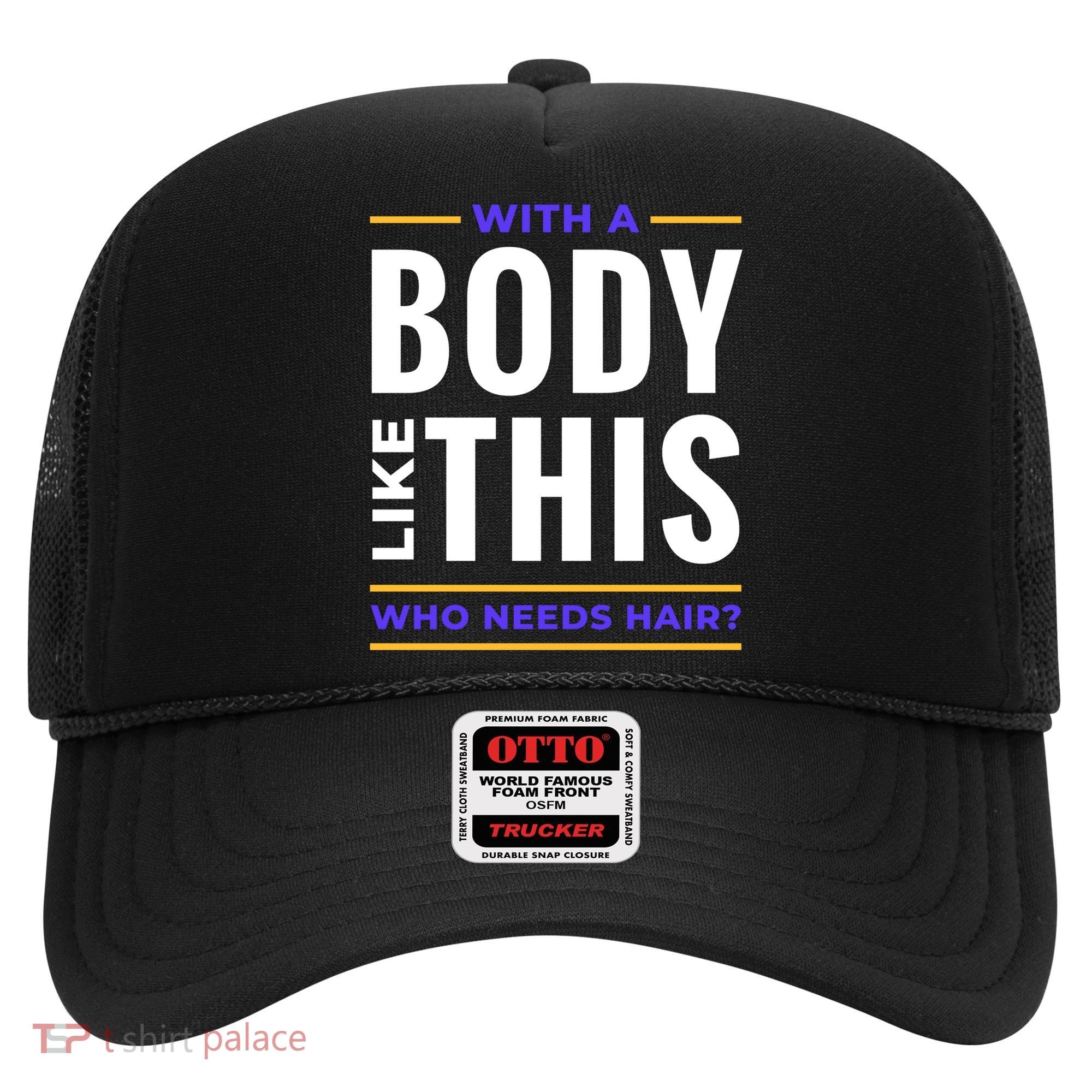 Bald Head Body Funny Hat