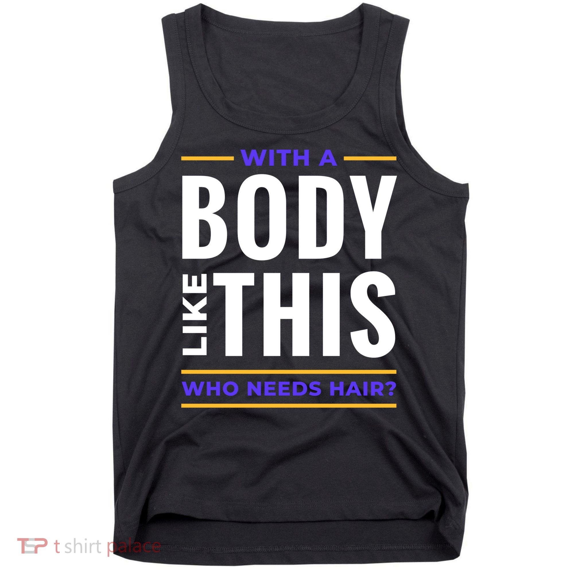 Bald Head Body Funny Tank Top