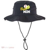 Ball Mom Heart Baseball Fan Bucket Hat thumb 0