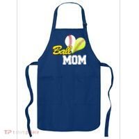 Ball Mom Heart Baseball Fan Apron thumb 0