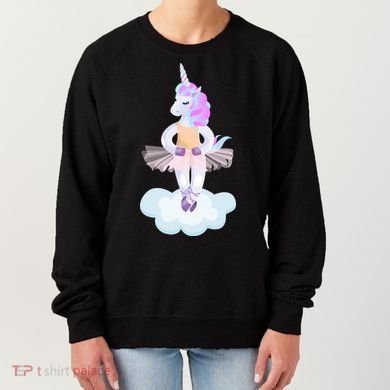 Ballet Dancer Unicorn Women's Sweatshirt