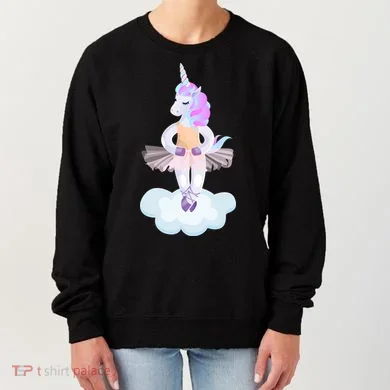 Ballet Dancer Unicorn Women's Sweatshirt