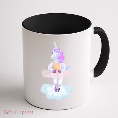 Ballet Dancer Unicorn Coffee Mug back