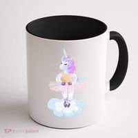 Ballet Dancer Unicorn Coffee Mug thumb 1