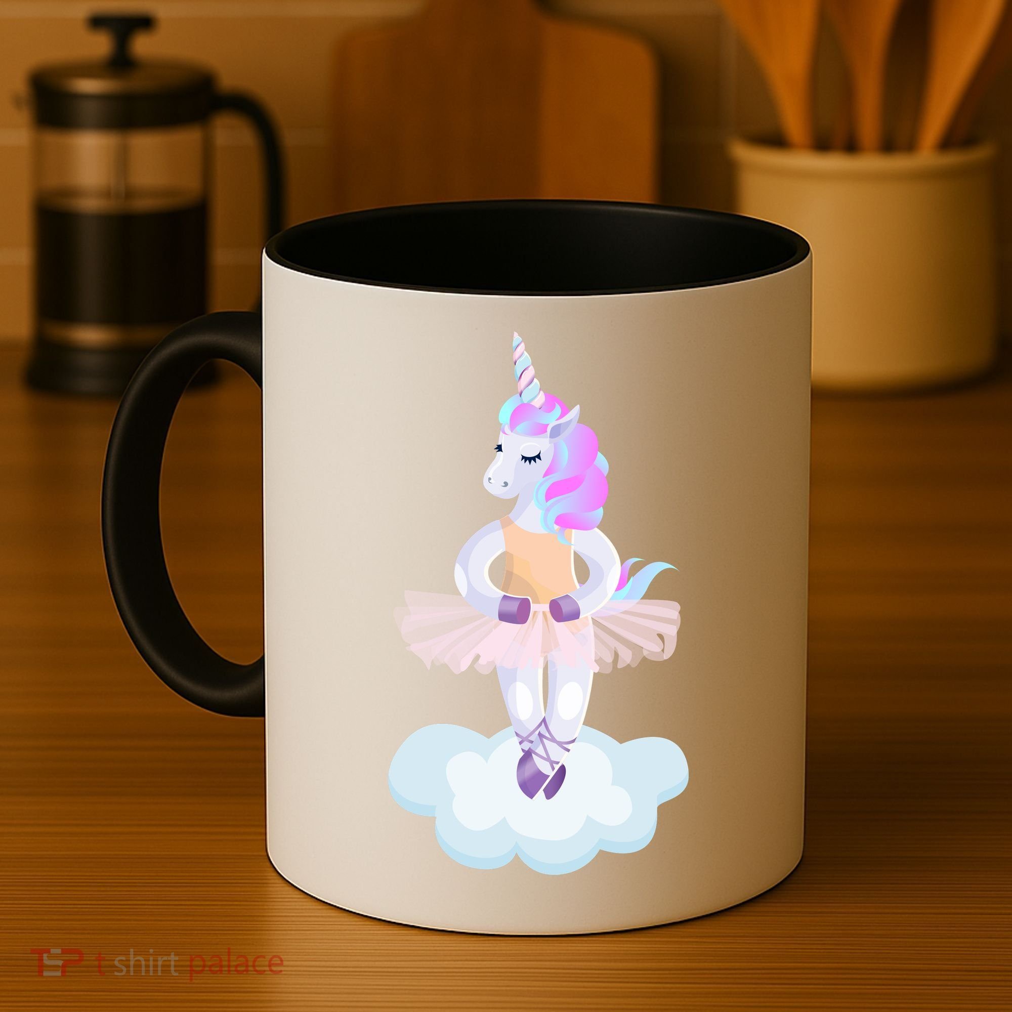 Ballet Dancer Unicorn Coffee Mug